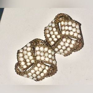 Vintage faux pearl earrings